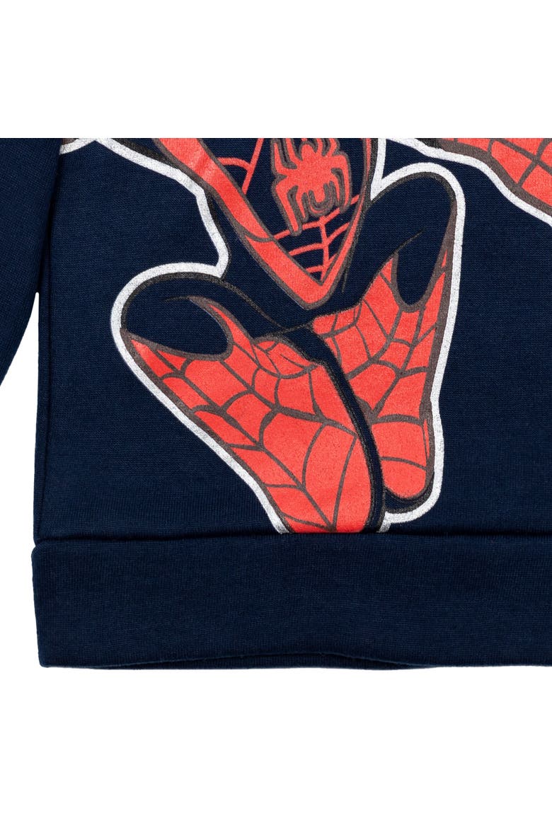 Minnie Mouse Fleece 2-Piece Hoodie and Leggings Set, Alternate, color, Miles Morales Navy
