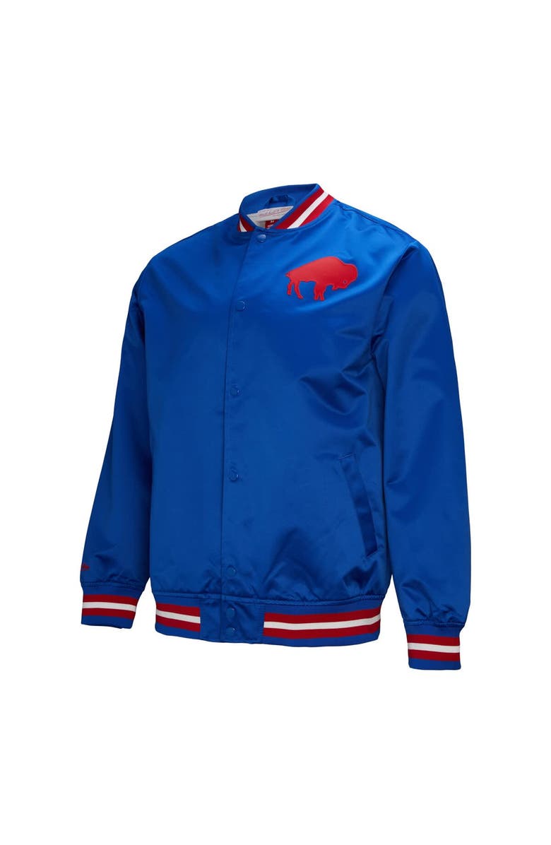 Mitchell & Ness Men's Mitchell & Ness Royal Buffalo Bills Double Down Satin Full-Snap Jacket, Alternate, color, 