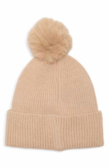 Animal Print Pom Beanie