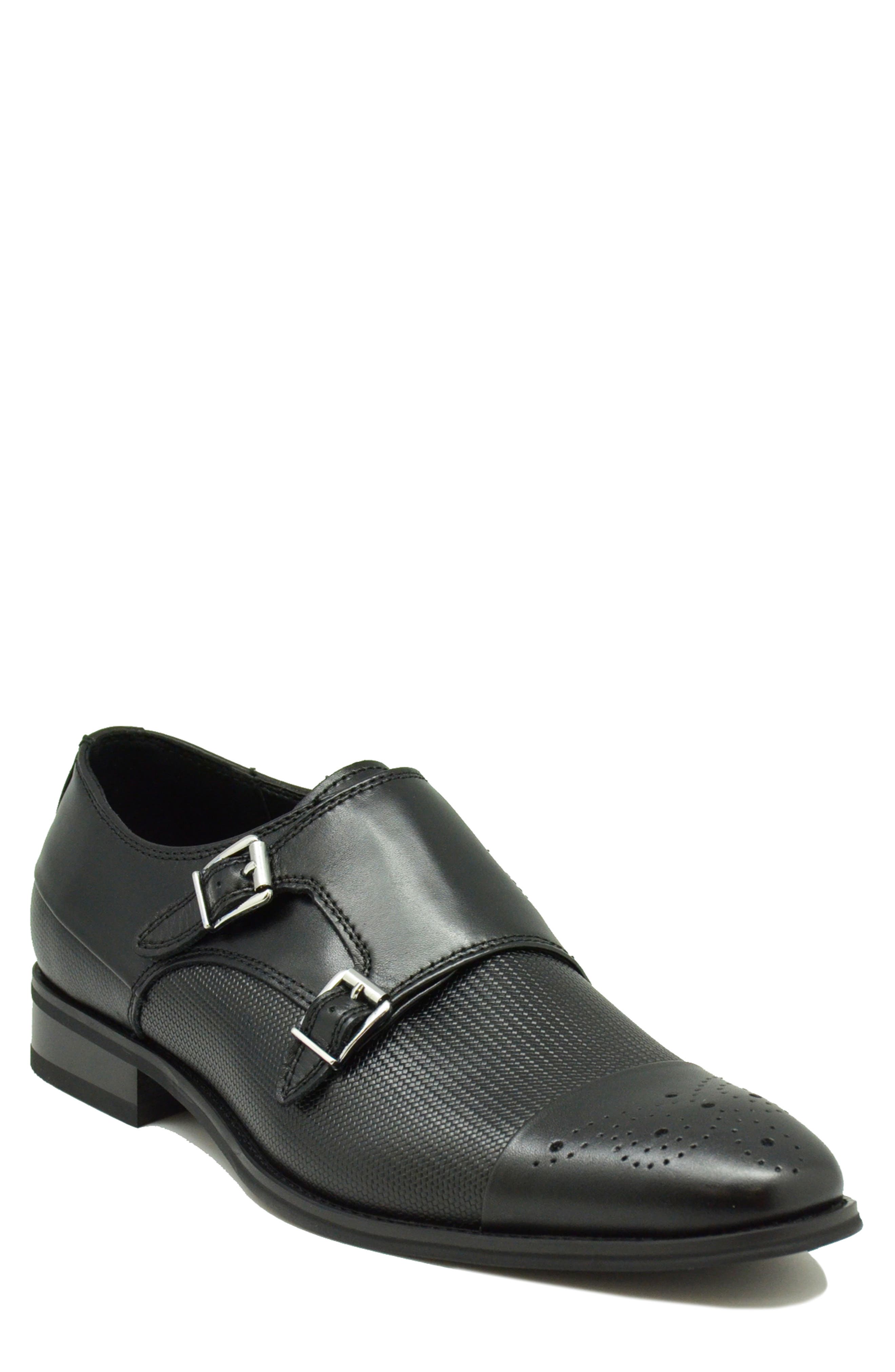 La Milano Grantchester Monk Shoe, Main, color, Black
