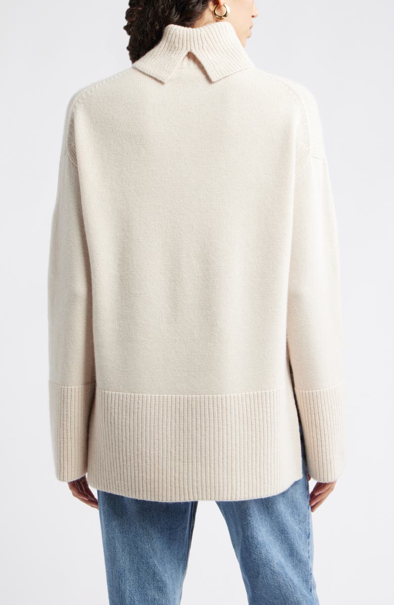 Nordstrom Wool & Cashmere Turtleneck Sweater, Alternate, color, Beige Beach