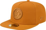 New Era Men's New Era  Brown Pittsburgh Steelers Color Pack A-Frame 59FIFTY Fitted Hat