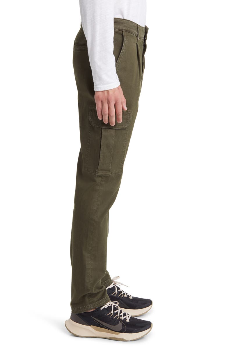 DL1961 Micah Pleated Tapered Twill Cargo Pants, Alternate, color, Dryad Twill