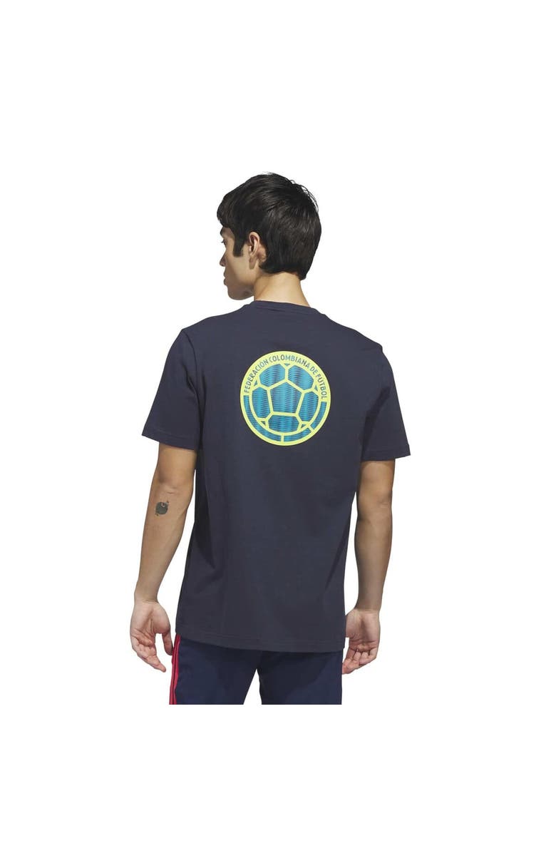 adidas Men's adidas Navy Colombia National Team 2026 Away Jersey Hook T-Shirt, Alternate, color, Navy