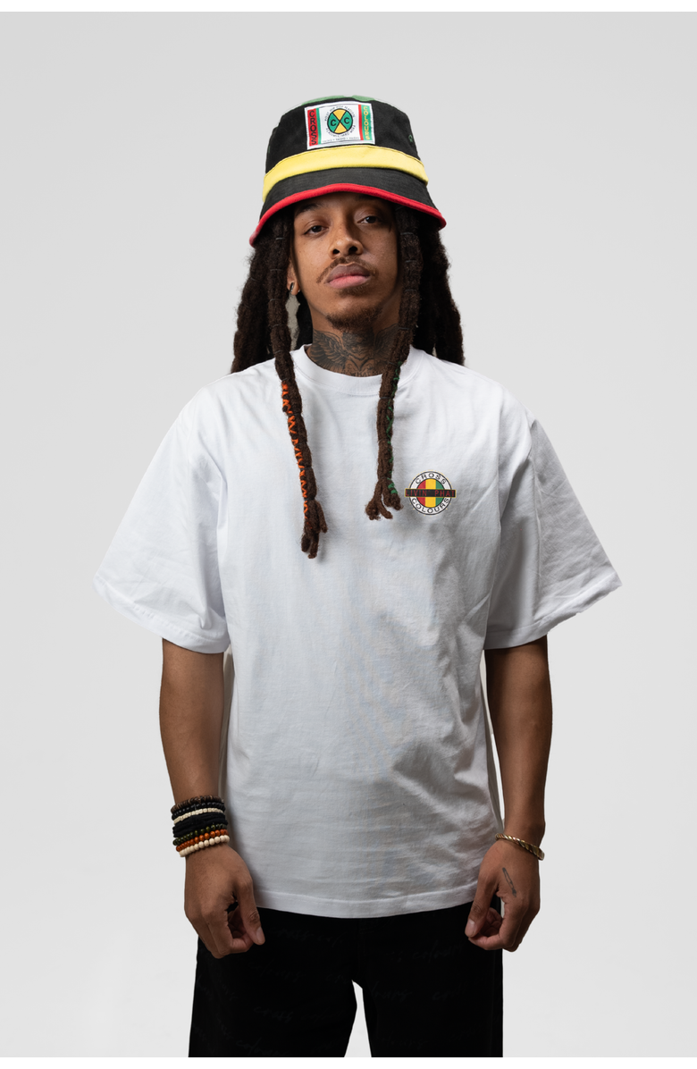 Cross Colours Livin Phat T-Shirt, Main, color, White