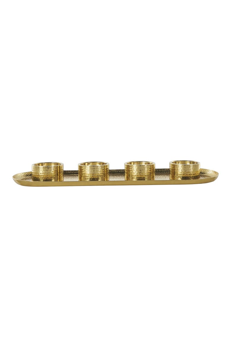 Hammered Candelabra, Main, color, GOLDTONE