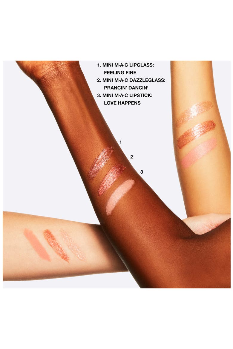 MAC Up Close and Personal Mini Lip Set (Nordstrom Exclusive), Alternate, color, NUDE
