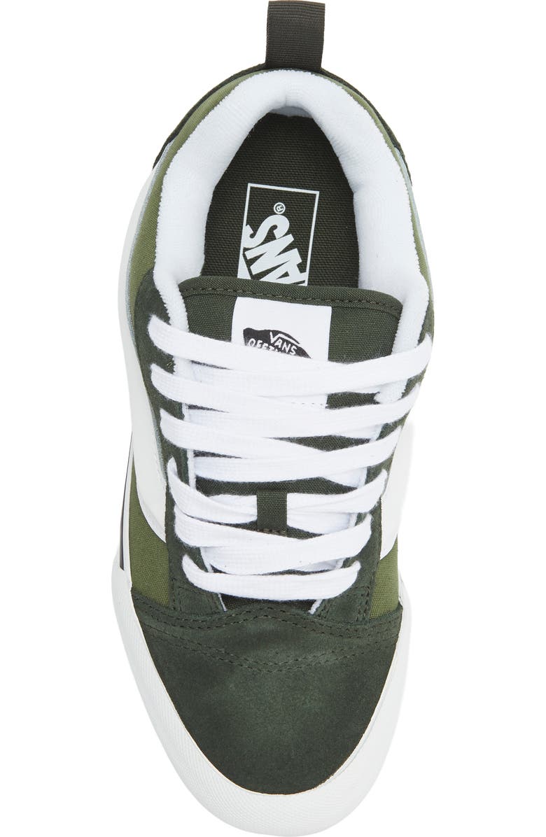 Vans Kids' Knu Skool Sneaker, Alternate, color, Pine Forest