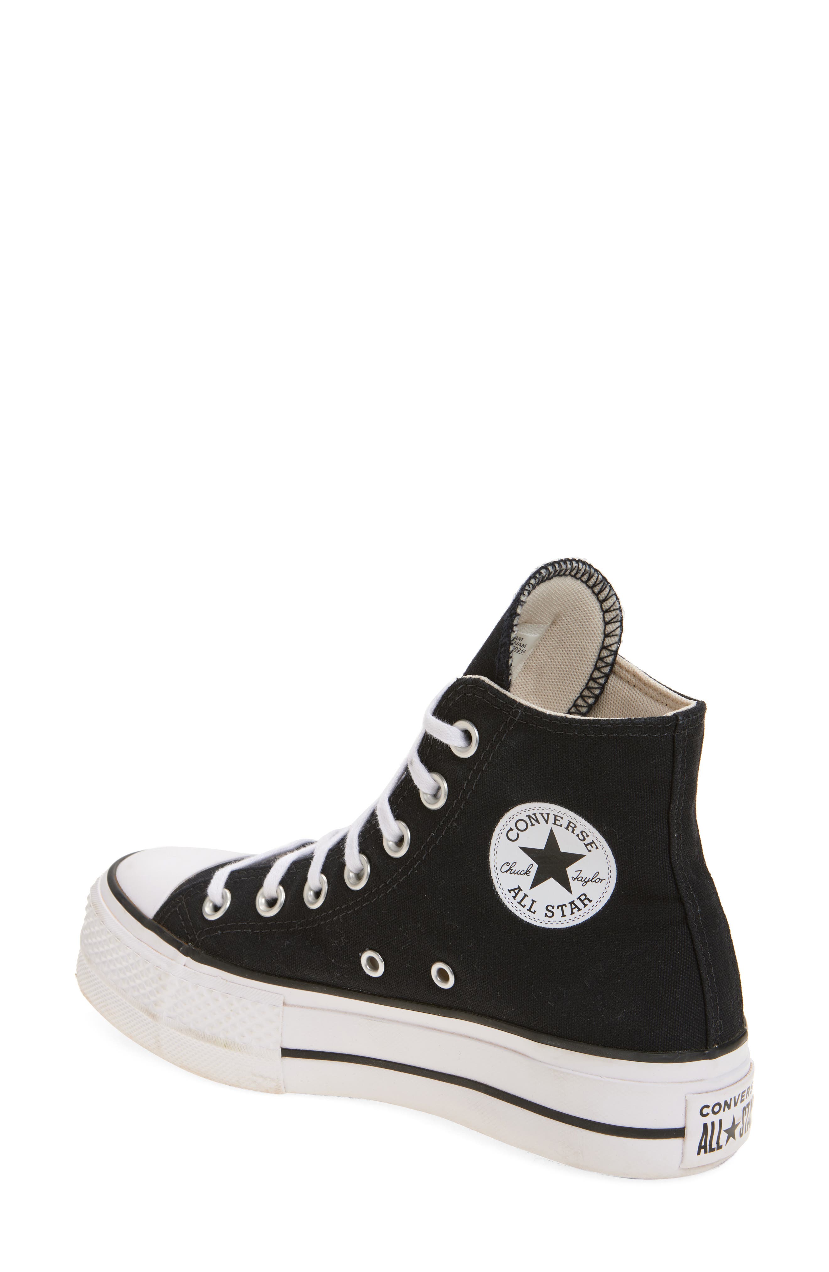 Converse Chuck Taylor<sup>®</sup> All Star<sup>®</sup> Lift High Top Platform Sneaker, Alternate, color, 