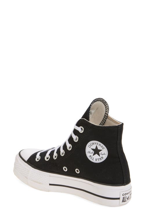 Converse Chuck Taylor® All Star® Lift High Top Platform Sneaker In Black
