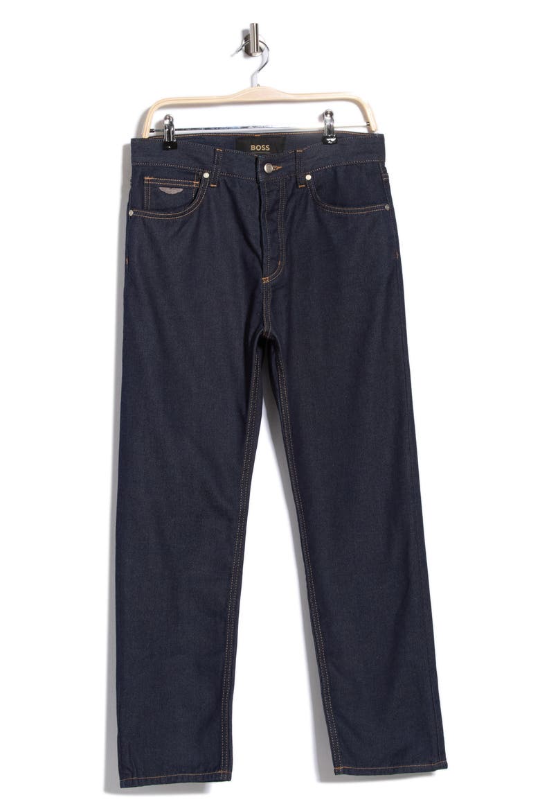 Ogden Slim Fit Jeans, Main, color, DARK BLUE