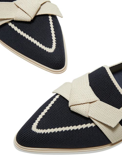 Vivaia Water-repellent Pointed-toe Bow Loafers In Multi