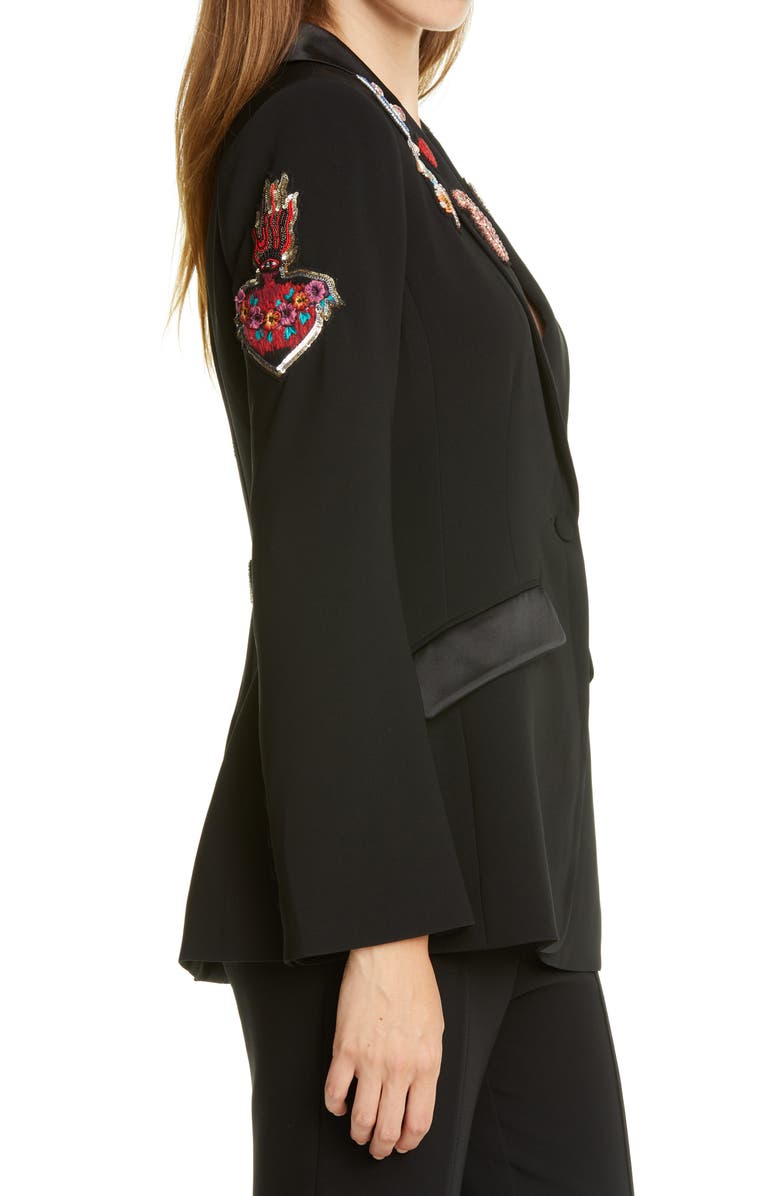 Cinq à Sept Love Cheyenne Bejeweled Blazer, Alternate, color, 