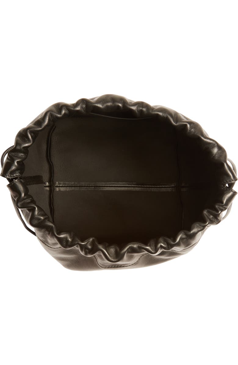 Jil Sander Small Drawstring Leather Crossbody Bag, Alternate, color,