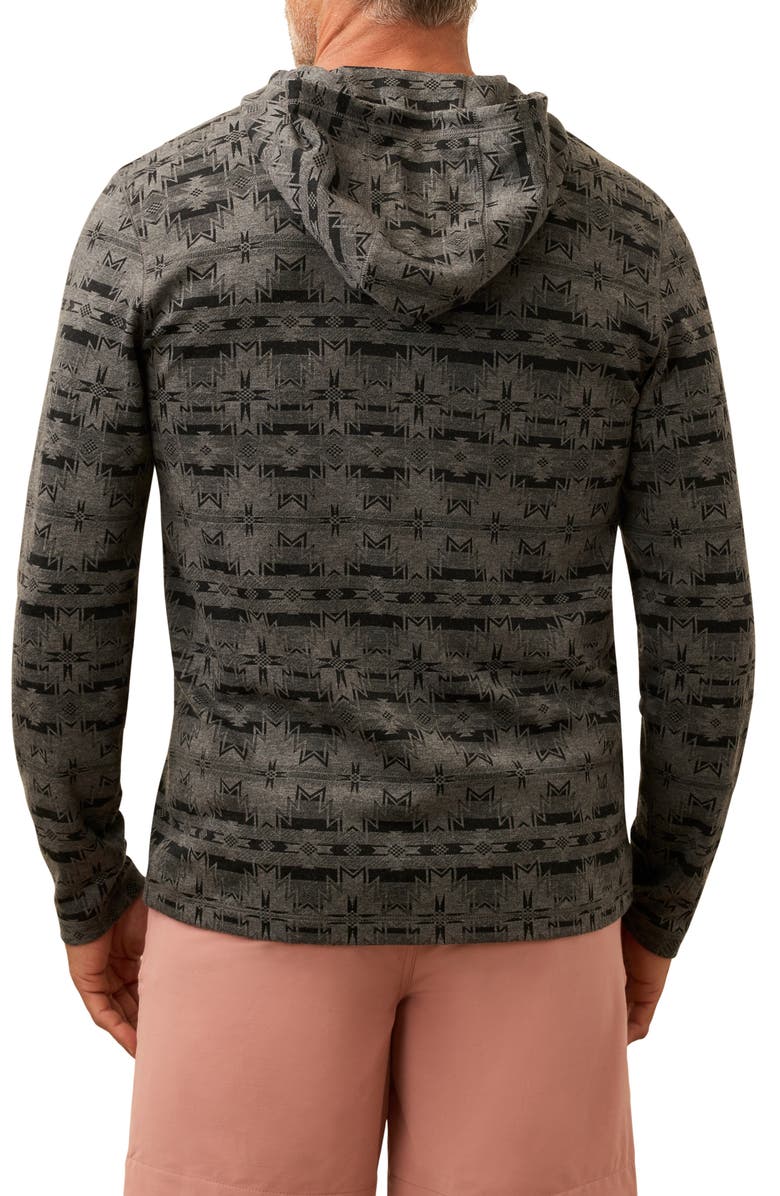 Faherty x Doug Good Feather Movement<sup>™</sup> Half Zip Hoodie, Alternate, color, Grey Night Stars