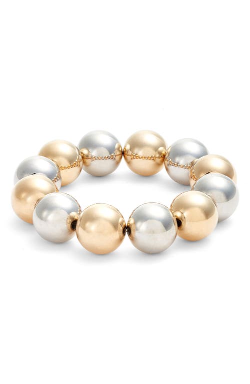 SHYMI Beaded Ball Stretch Bracelet in Gold/multi  product