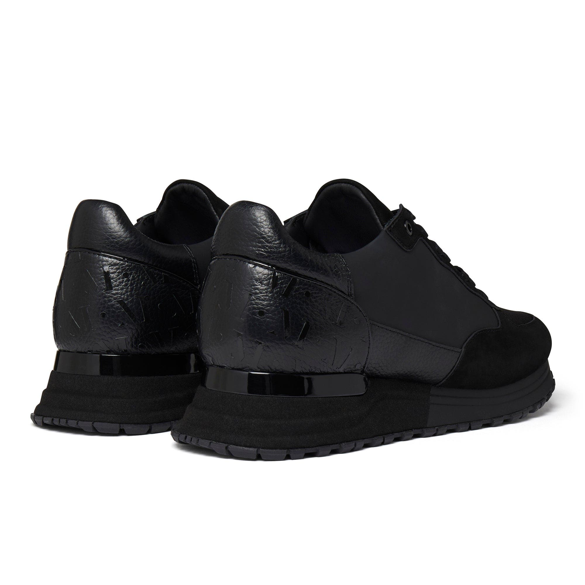 Popham Luxe Gloss Sneakers, Alternate, color, Black