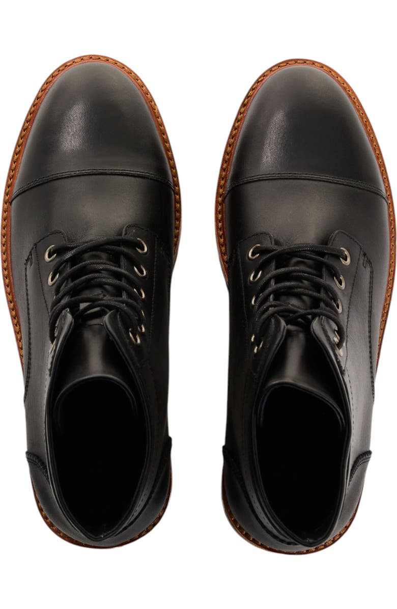 Velez Ray Leather Boots, Alternate, color, Black