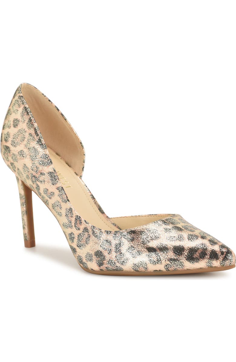 Nine West Everytime d'Orsay Pointed Toe Pump, Main, color, Gold 710