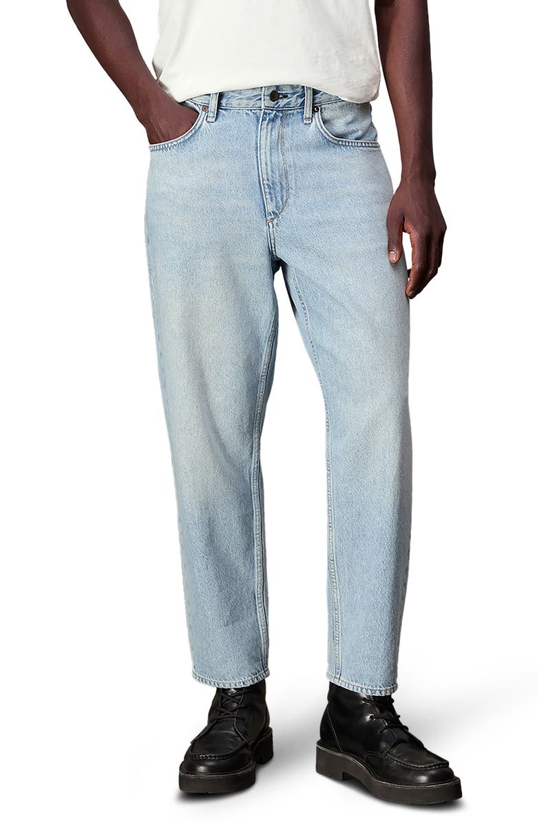 rag & bone Tapered Leg Jeans, Main, color, Skylight