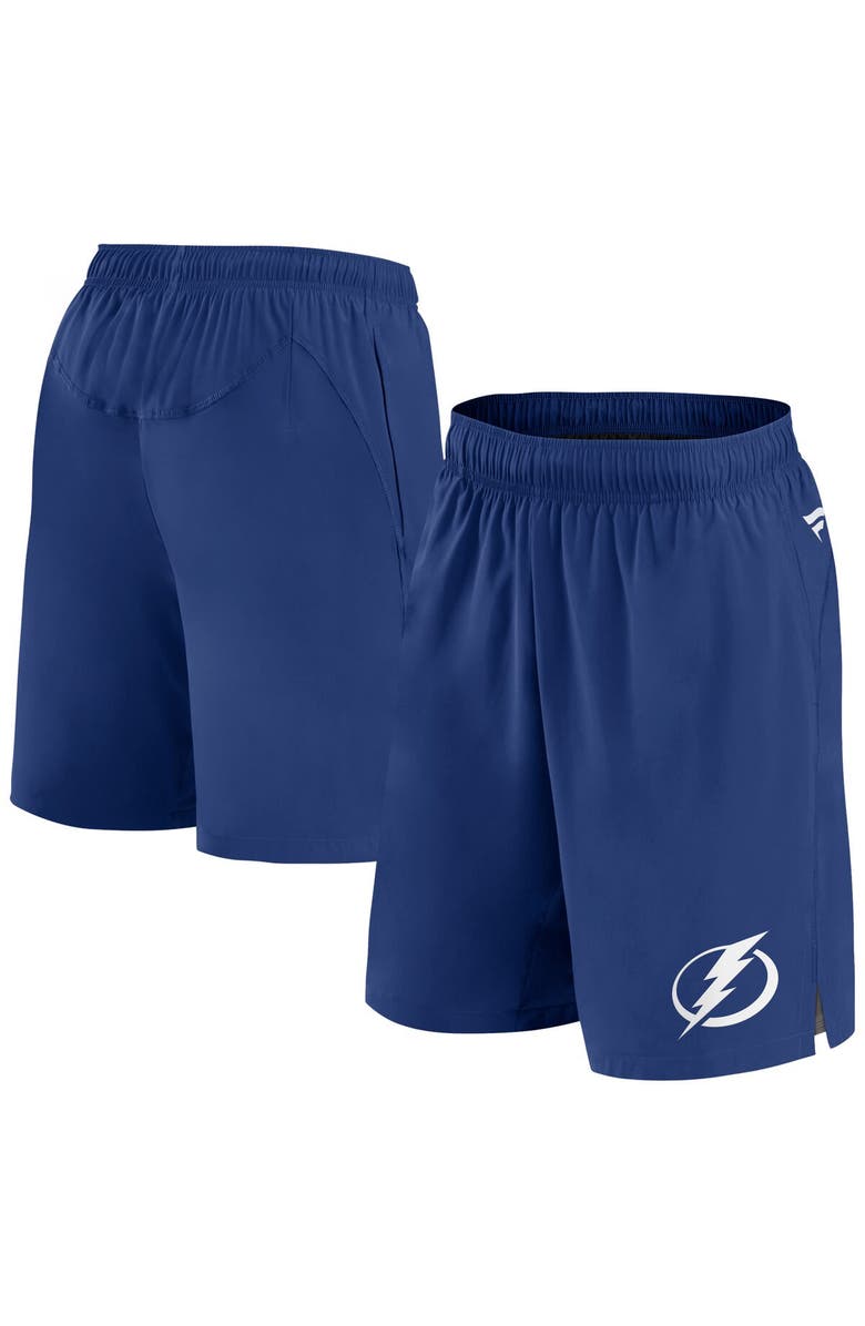 FANATICS Men's Fanatics Branded Blue Tampa Bay Lightning Authentic Pro Tech Shorts, Alternate, color, Blue