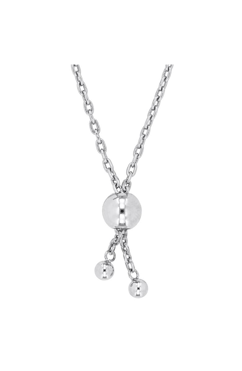 Julianna B. Moissanite S Link Adjustable Bolo Bracelet, Alternate, color, Sterling Silver