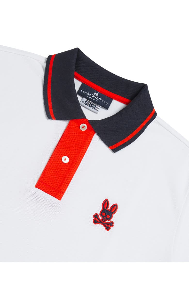 Psycho Bunny Morland Contrast Placket Piqué Polo, Alternate, color, 