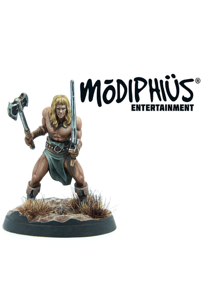 Resin Figure & Base, Alternate, color, Multicolored