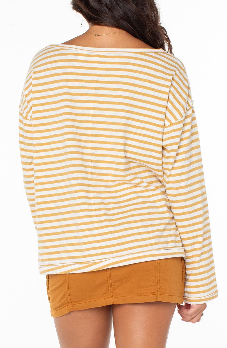 Roxy Good Vibes Stripe Top, Alternate, color,