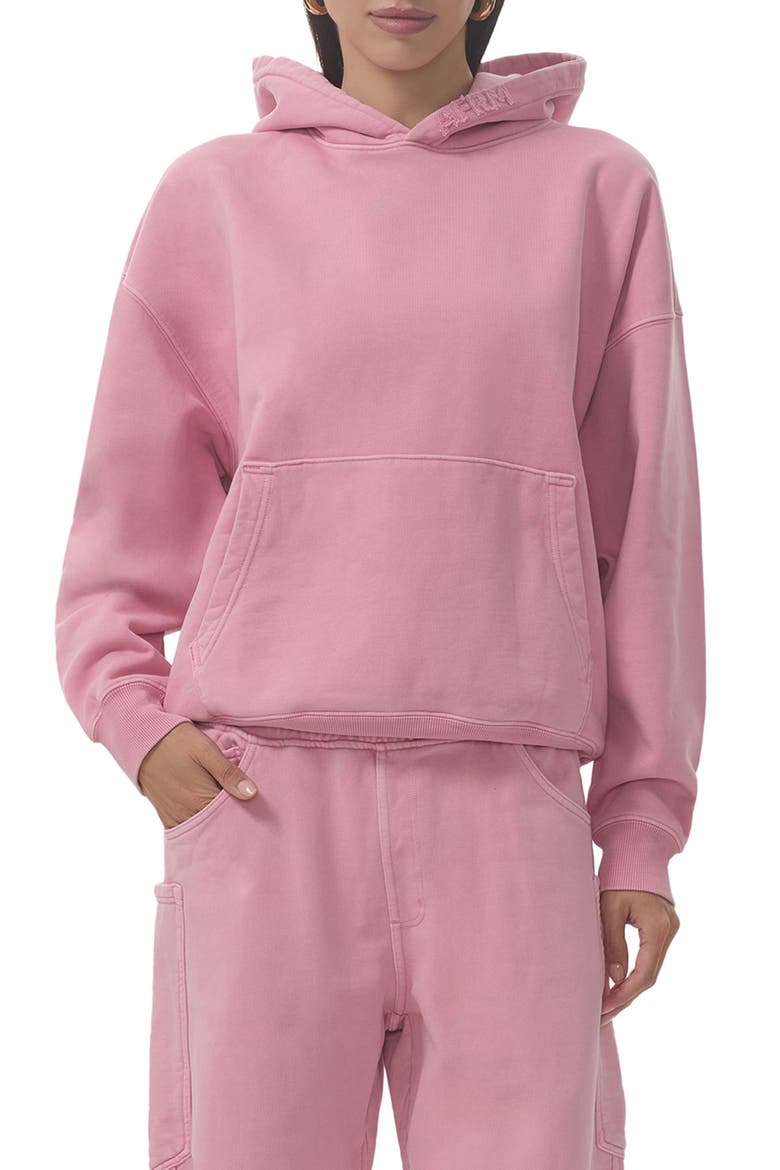 Blake Cotton Hoodie, Main, color, CLAY PINK