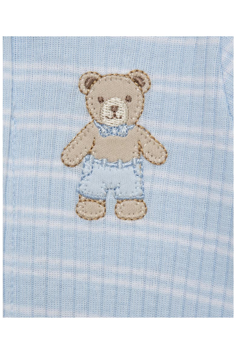 Kids' 2-Pack Bears Footies, Alternate, color, BLUE