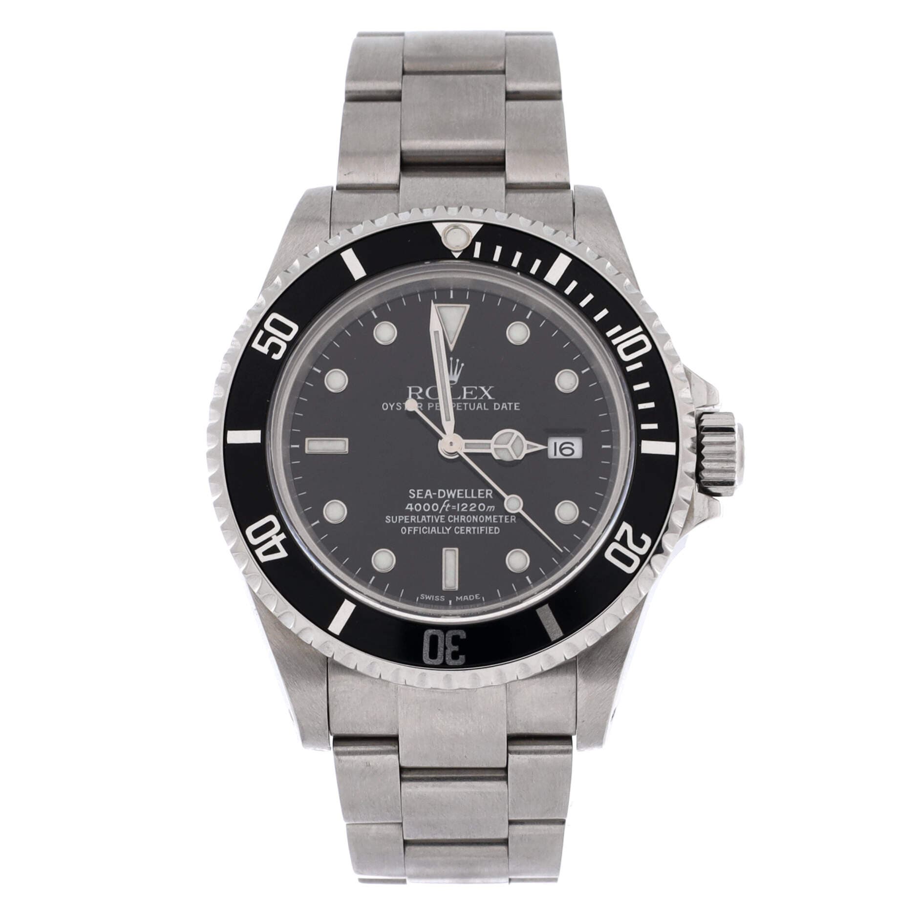 Oyster Perpetual Sea-Dweller Automatic Watch Stainless Steel 40, Main, color, Metallic Silver