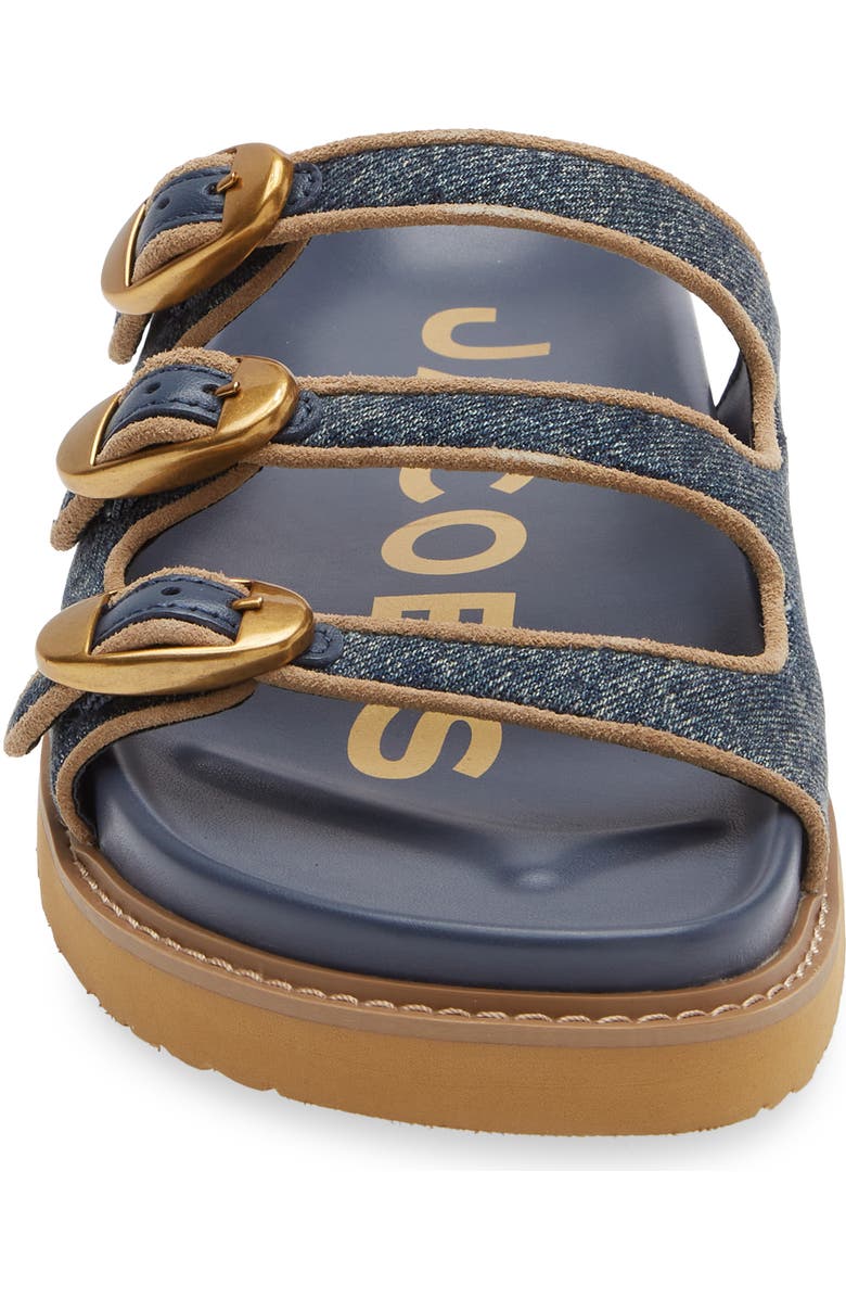 Marc Jacobs The Kiki Denim Slide Sandal, Alternate, color, Dark Wash Indigo