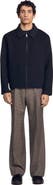 SANDRO Wool zip-up jacket