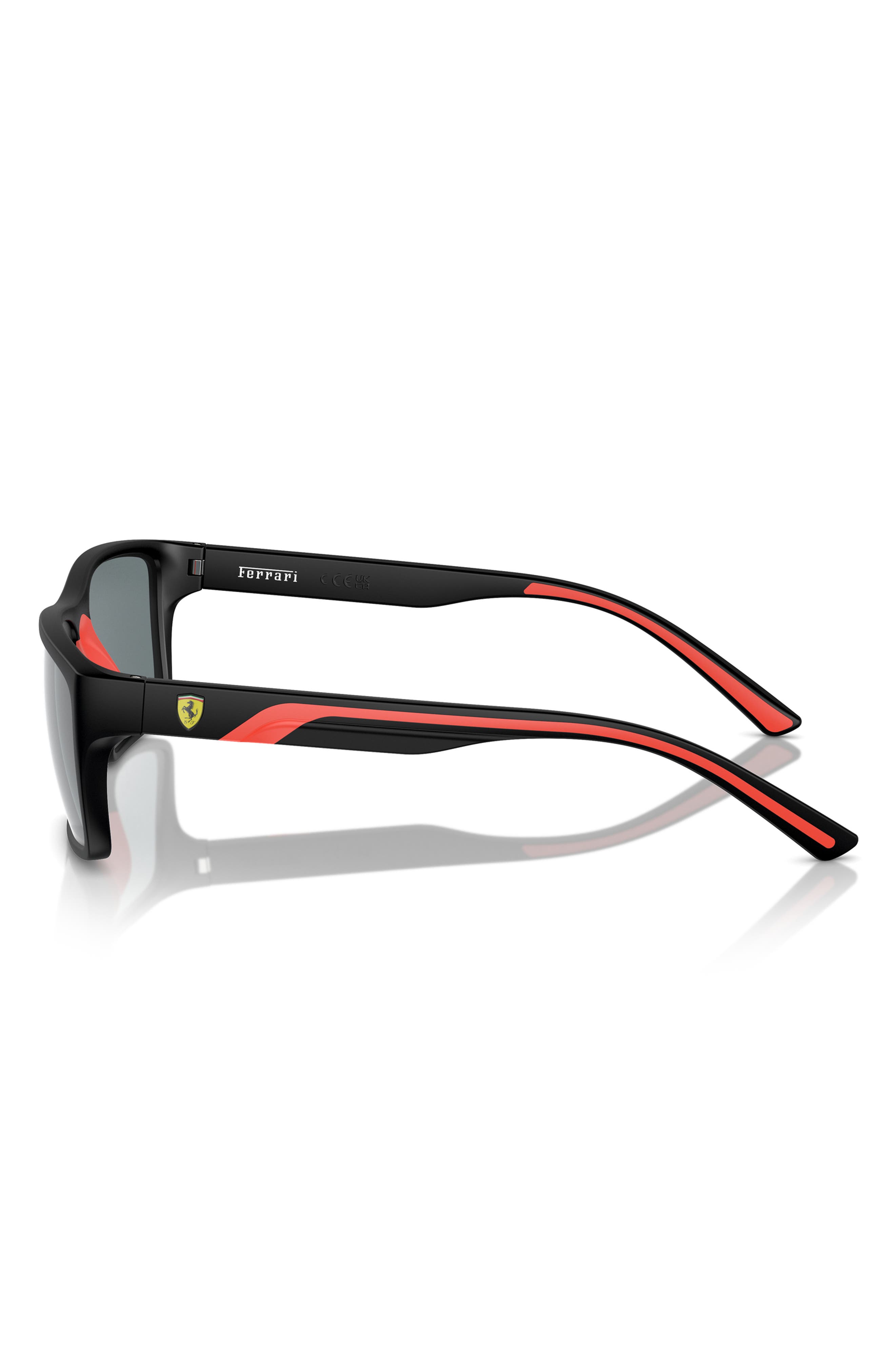 Scuderia Ferrari 59mm Mirrored Rectangular Sunglasses (Men) | Nordstrom