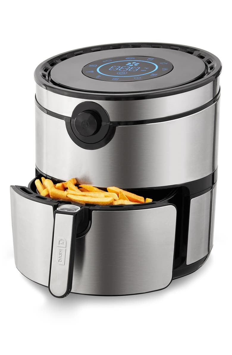 Dash Aircrisp<sup>®</sup> Pro 6-Quart Digital Air Fryer, Main, color, Stainless Steel