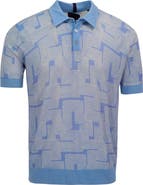 Lords of Harlech Inter Twine Mens Merino Silk Cashmere Polo