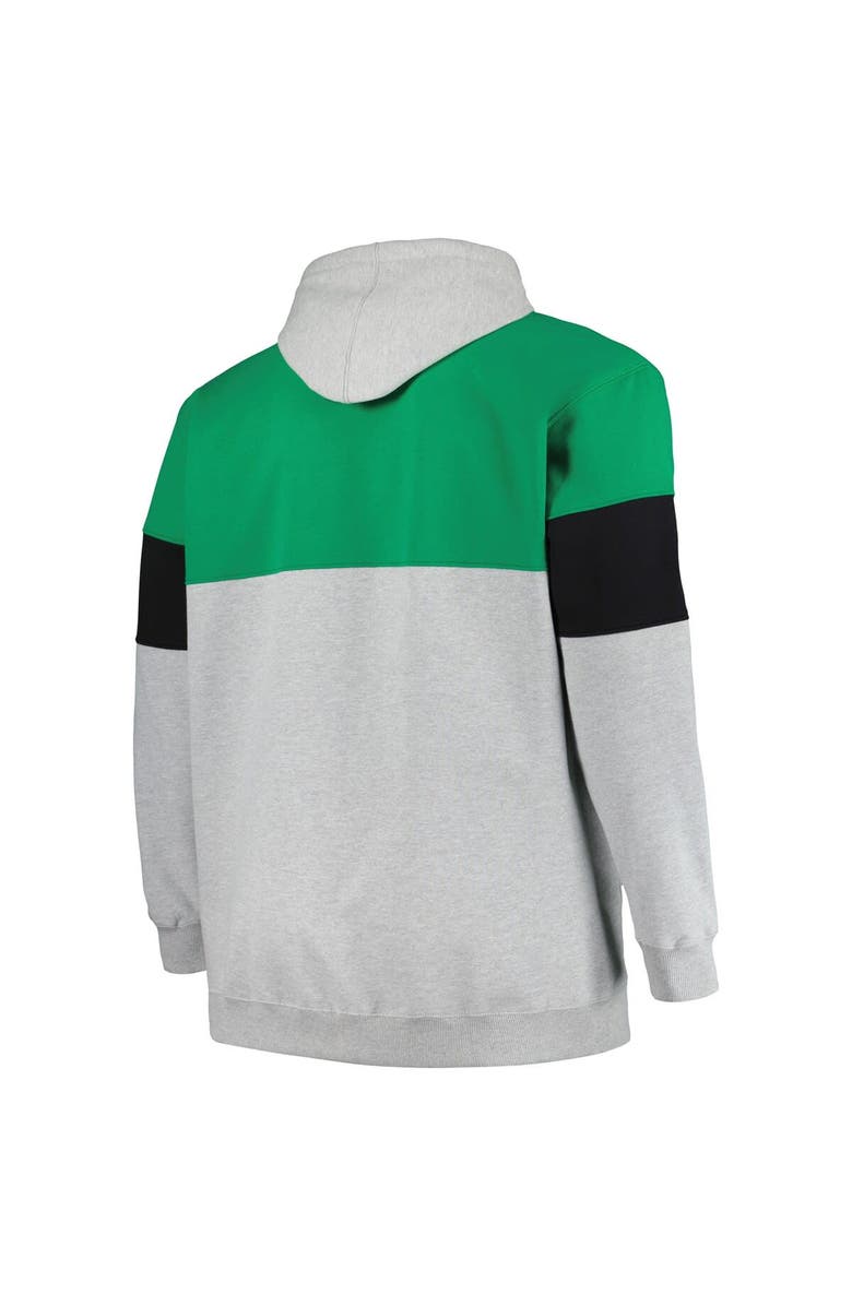 FANATICS Men's Fanatics Branded Kelly Green/Black Boston Celtics Big & Tall Pullover Hoodie, Alternate, color,