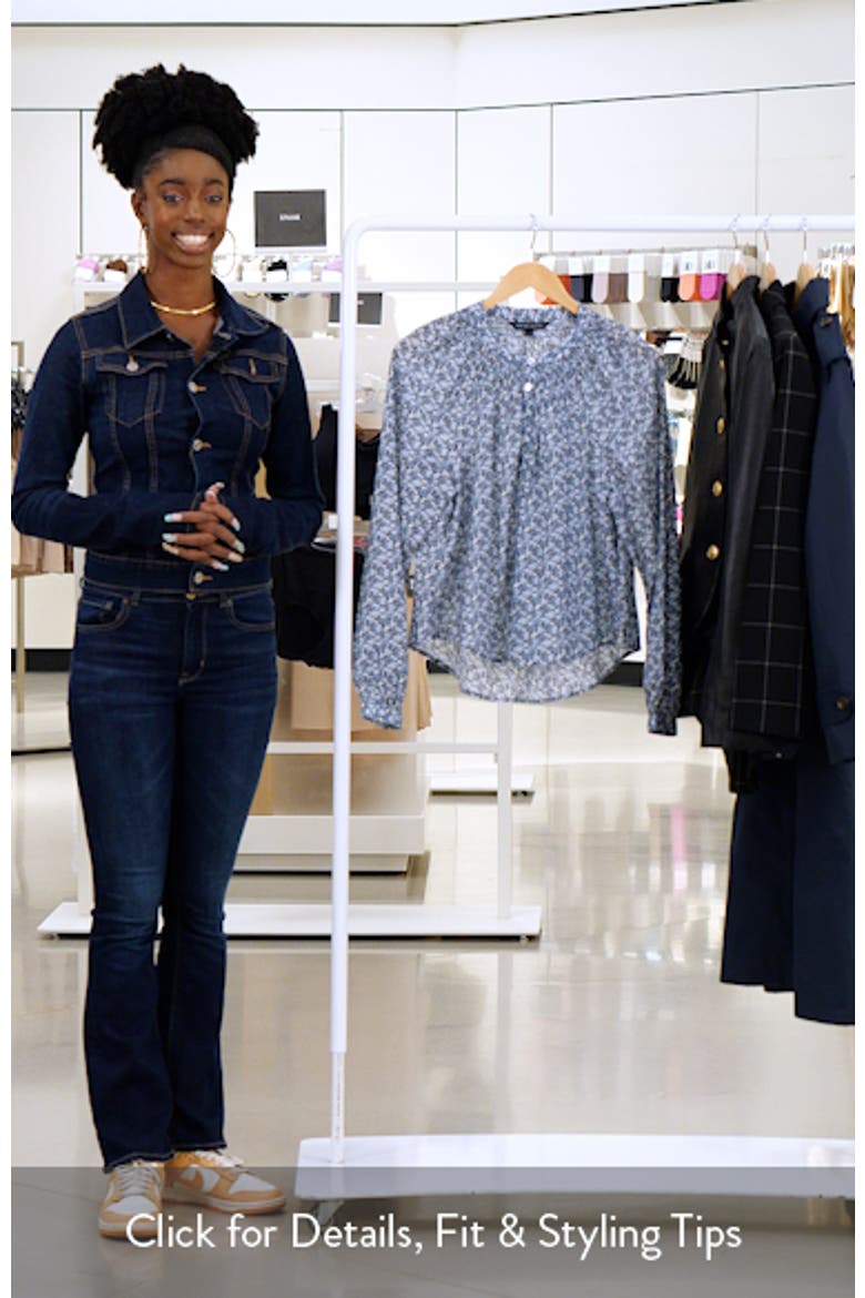 Madge Floral Cotton Blend Button-Up Shirt video