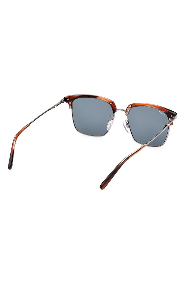 Bally 55mm Square Sunglasses, Alternate, color, 
