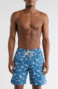 Fair Harbor Blue Sharkwave Swim Shorts
