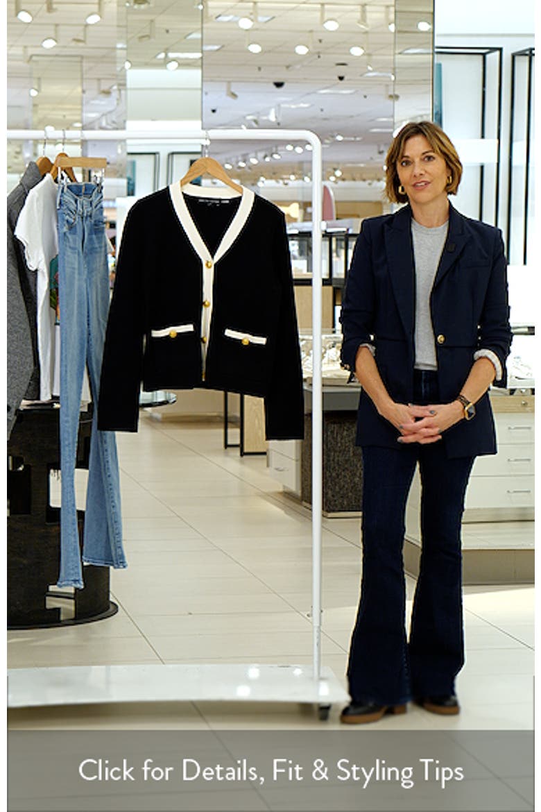 Contrast Edge Cardigan video