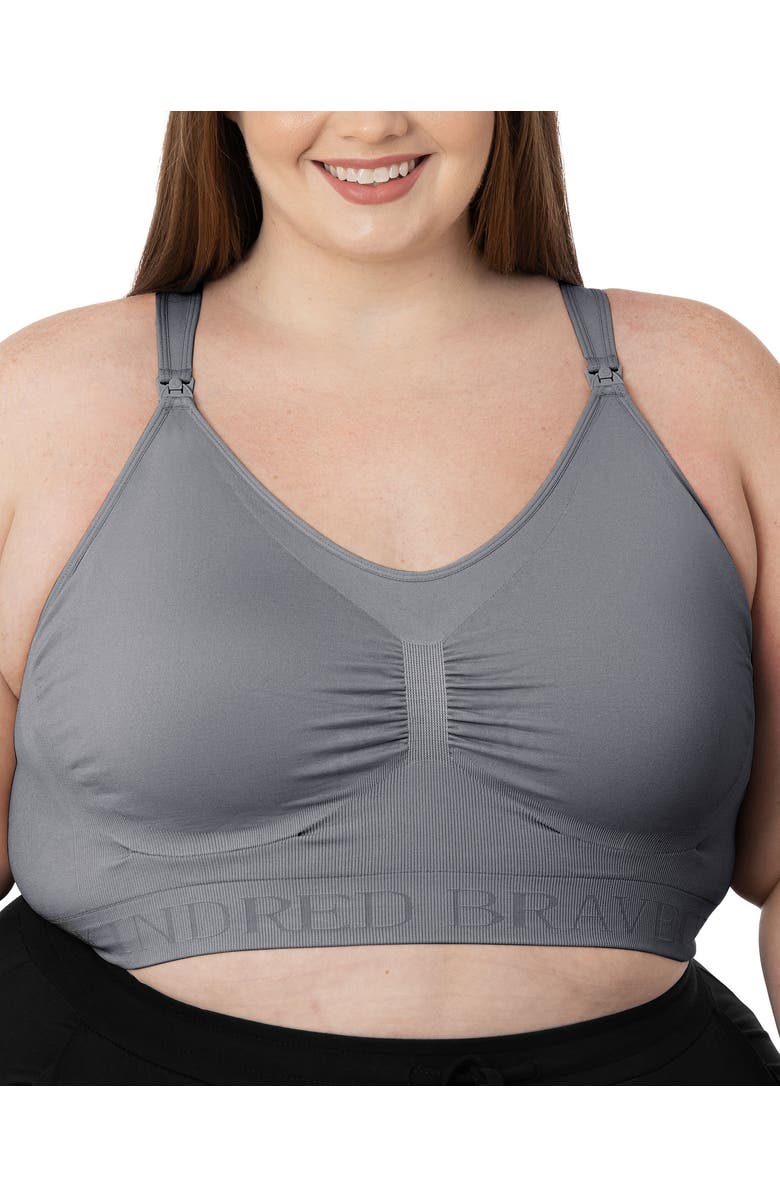 Kindred Bravely Busty Sublime Nursing Bra - Fits Sizes 30E-46H, Main, color, Grey