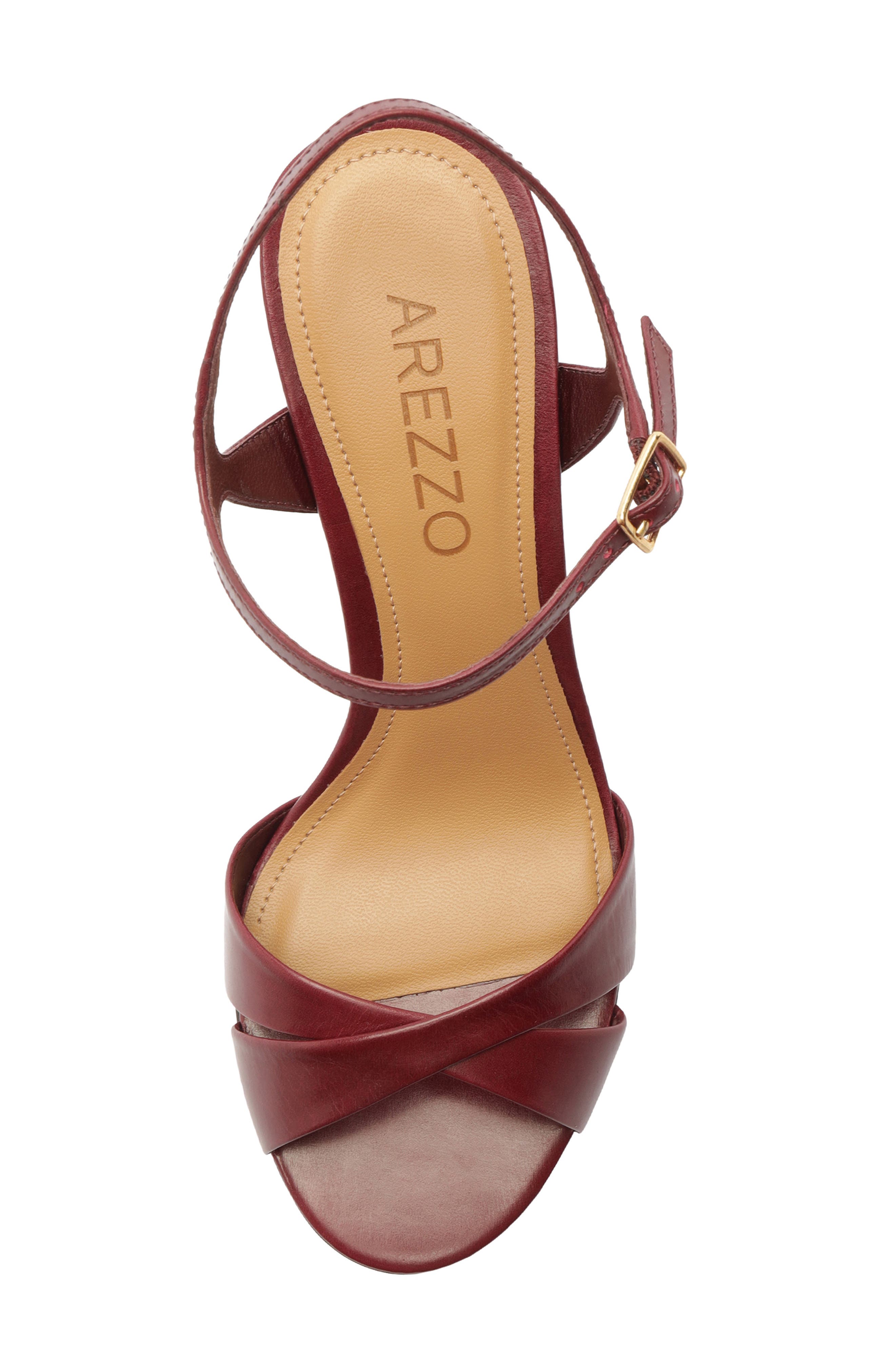 Dina Flare Heel Sandal, Alternate, color, FRESH RUBY