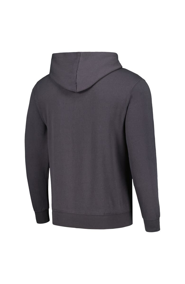 COLOSSEUM Men's Colosseum Charcoal Duke Blue Devils Arch & Logo 3.0 Pullover Hoodie, Alternate, color, Black