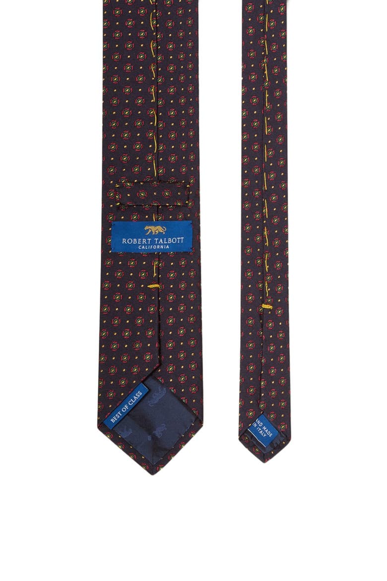 Robert Neat Necktie, Alternate, color, Navy