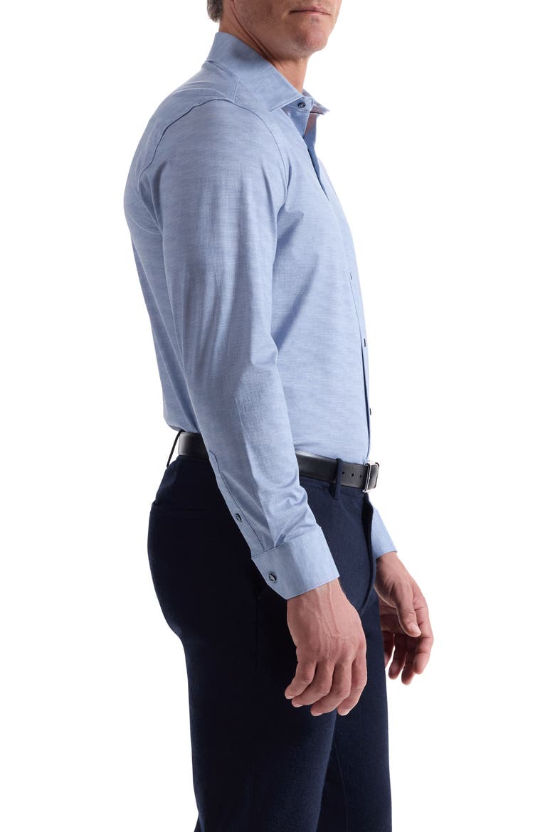 James OoohCotton® Herringbone Button-Up Shirt, Alternate, color, ICE