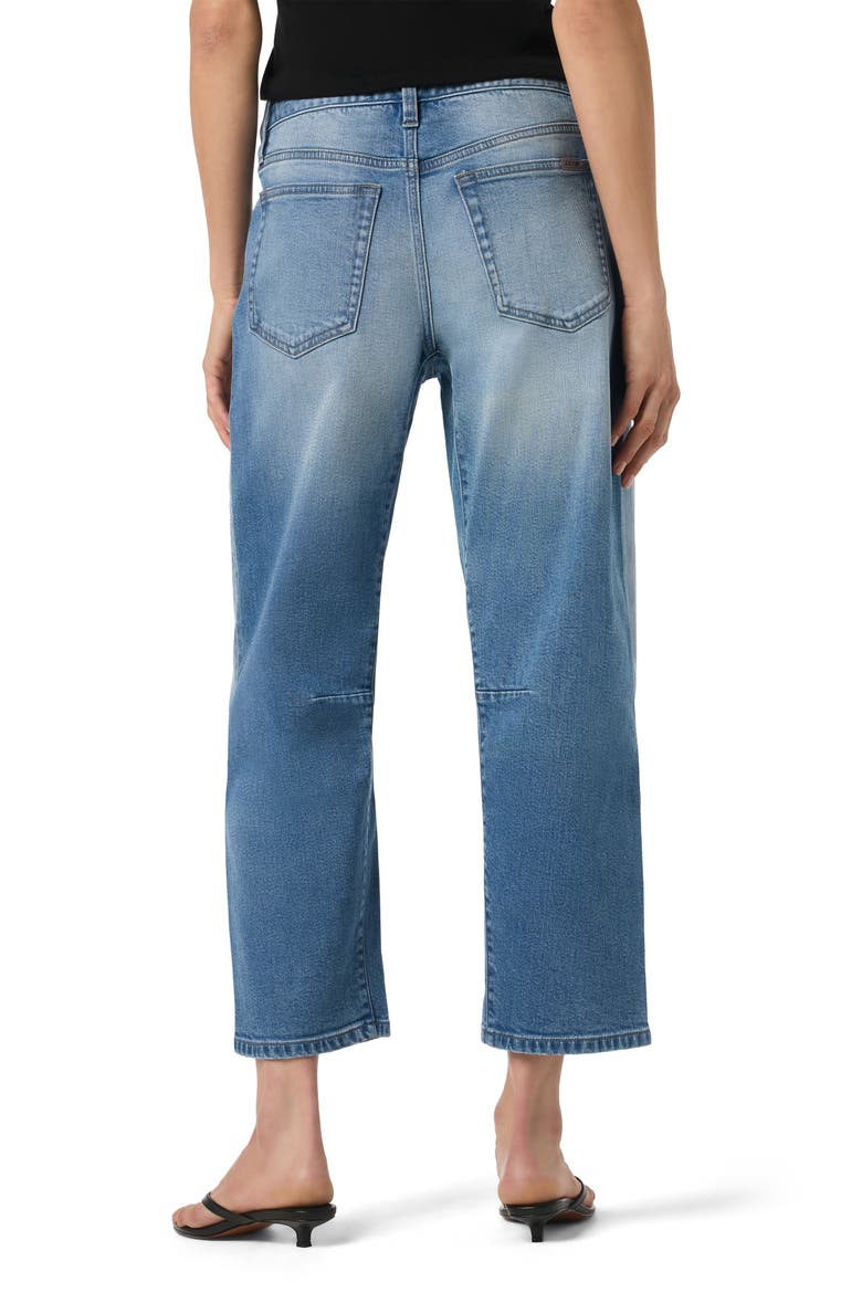 High Waist Crop Barrel Leg Jeans, Alternate, color, LAKSHMI