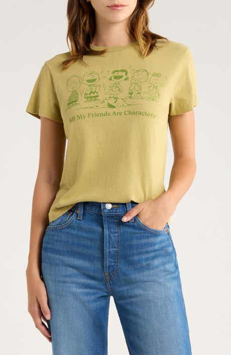 Re/Done Classic Peanuts® Cotton T-Shirt