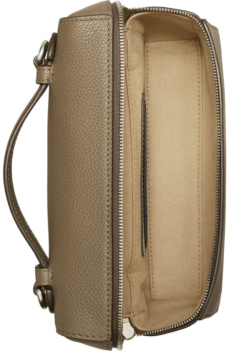 Tory Burch Romy Slim Top Handle Bag, Alternate, color, Wild Mushroom